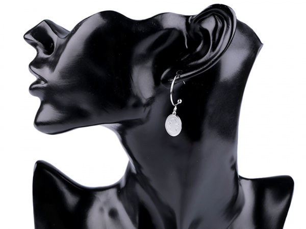 Náušnice z nerezové oceli s andělem