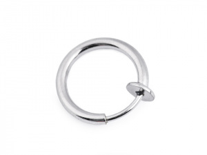 Náušnice kruhy pro uši bez dírek z nerezové oceli