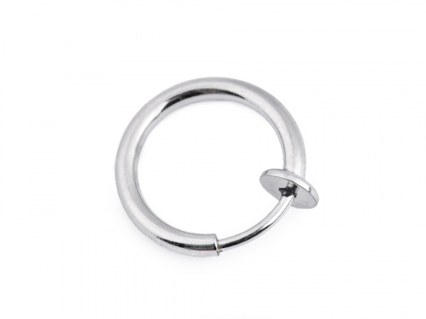 Náušnice kruhy pro uši bez dírek z nerezové oceli