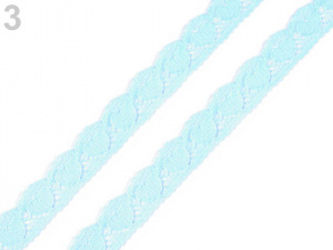 Silonová krajka srdce šíře 15 mm