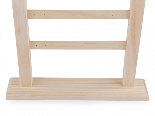 Dřevěný stojan na náušnice 30x36 cm
