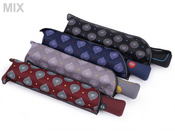 Dámský skládací vystřelovací deštník kapky