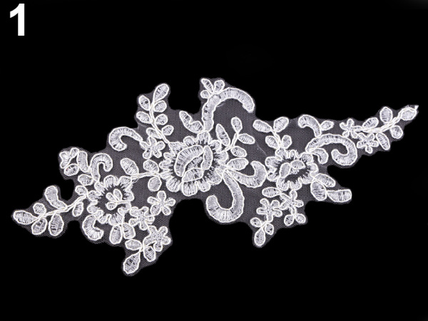 Aplikace / vsadka k dozdobení 11x26 cm