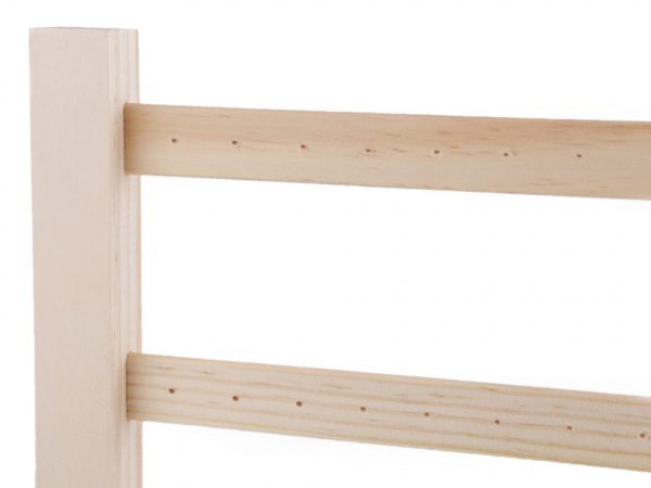 Dřevěný stojan na náušnice 30x36 cm