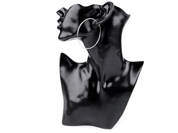 Náušnice kruhy pro uši bez dírek z nerezové oceli