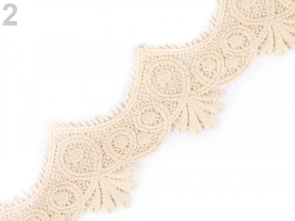 Vyšívaná krajka šíře 60 mm