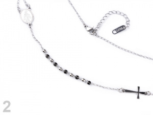 Náhrdelník z nerezové oceli růženec