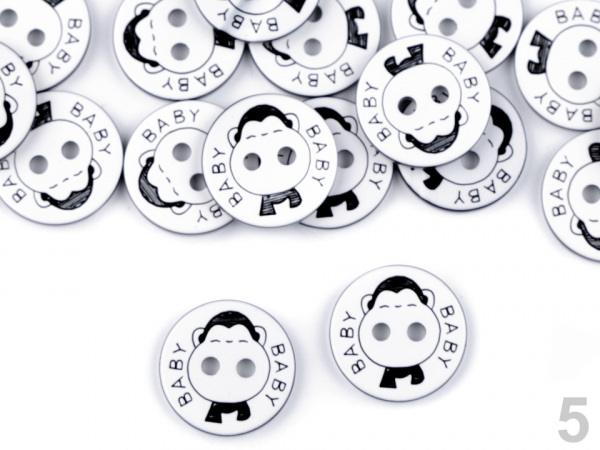 Knoflík dětský velikost 24"