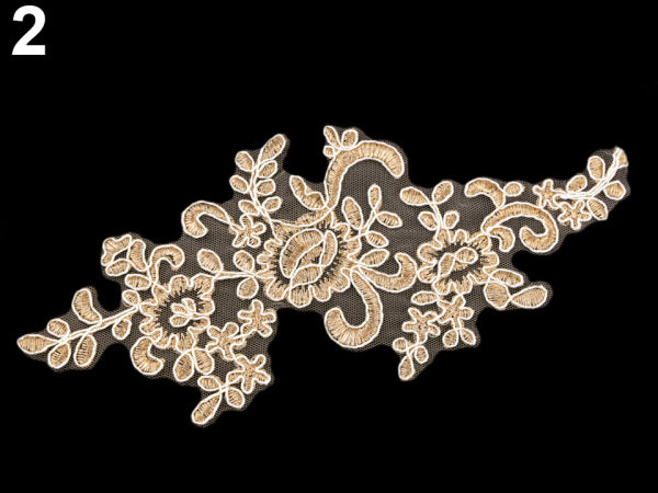 Aplikace / vsadka k dozdobení 11x26 cm