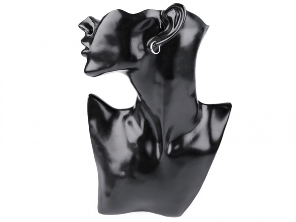 Náušnice kruhy pro uši bez dírek z nerezové oceli