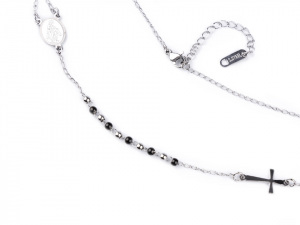 Náhrdelník z nerezové oceli růženec