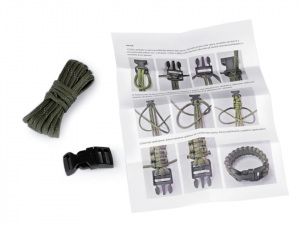Sada na výrobu náramku z padákové šňůry