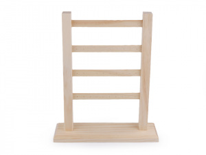 Dřevěný stojan na náušnice 30x36 cm