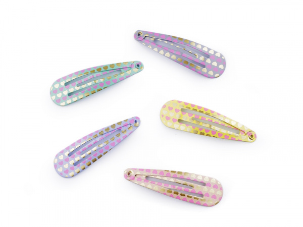 Sponka do vlasů pukačka srdce