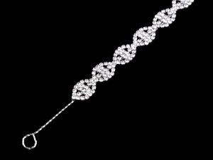 Štrasová ozdoba / čelenka do vlasů