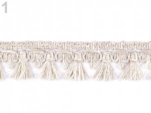 Třásně / prýmek šíře 40 mm