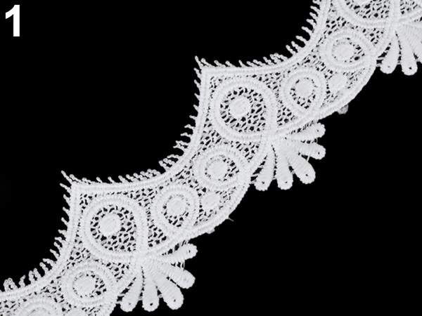 Vyšívaná krajka šíře 60 mm