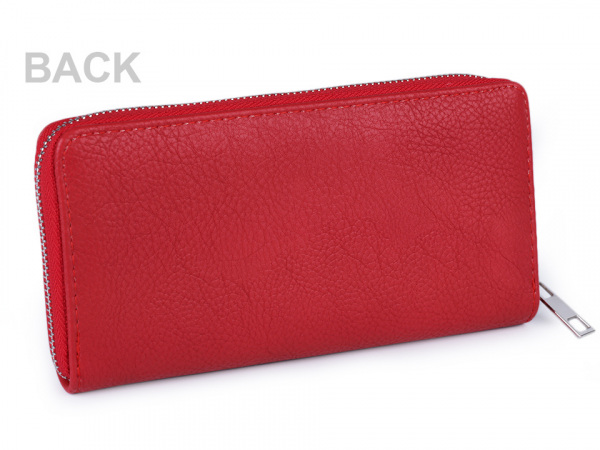 Dámská peněženka s kovovými perlami 10x19 cm