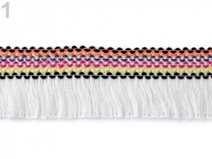 Prýmek s třásněmi šíře 45 mm