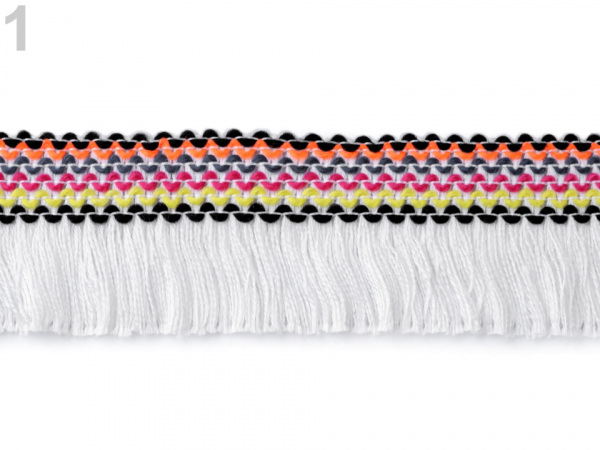 Prýmek s třásněmi šíře 45 mm