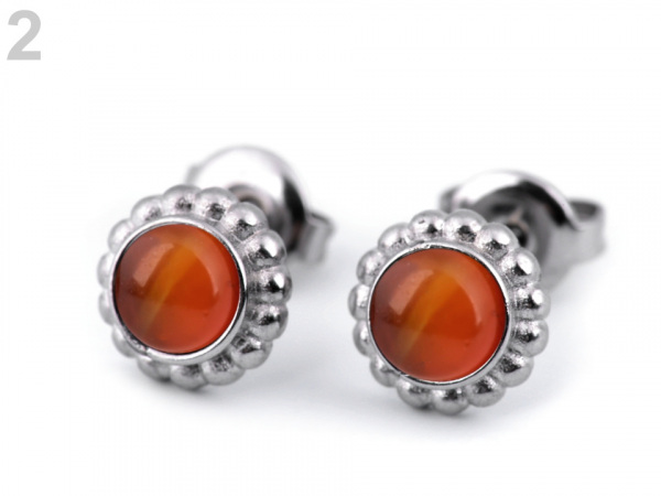 Náušnice z nerezové oceli