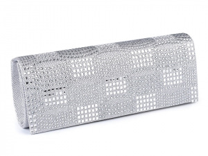 Kabelka - psaníčko lurexové s kamínky 2. jakost