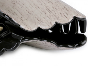 Skřipec do vlasů dekor dřevo