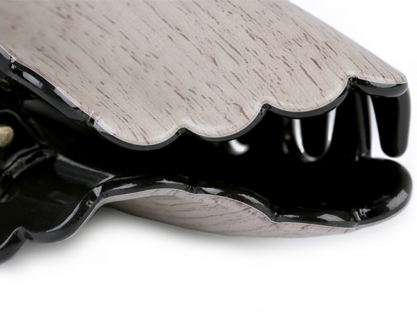 Skřipec do vlasů dekor dřevo