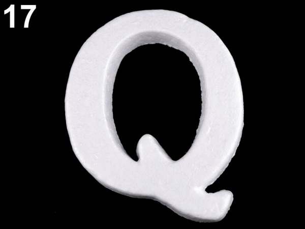 3D písmena abecedy polystyren