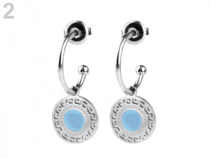 Náušnice z nerezové oceli mandala