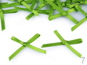 Svatební / prádlové mašličky / kotilion šíře 30-40 mm saténové