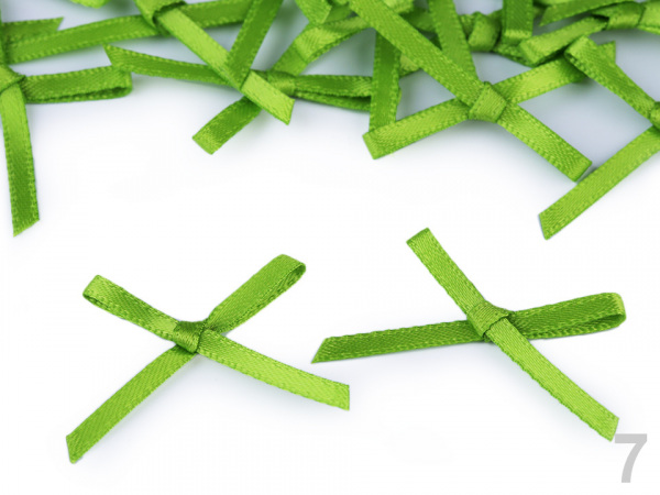 Svatební / prádlové mašličky / kotilion šíře 30-40 mm saténové