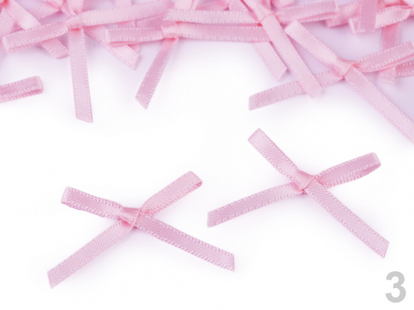 Svatební / prádlové mašličky / kotilion šíře 30-40 mm saténové