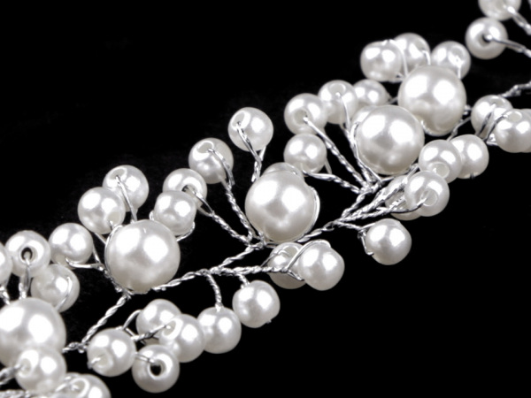 Perlová ozdoba do vlasů