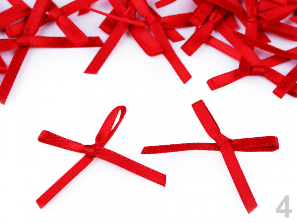 Svatební / prádlové mašličky / kotilion šíře 30-40 mm saténové