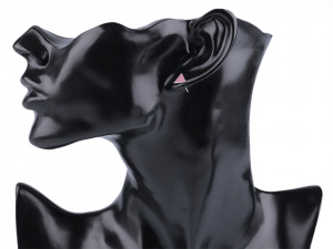 Náušnice z nerezové oceli trojúhelník