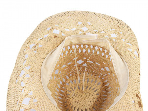 Kovbojský klobouk / slamák k dozdobení