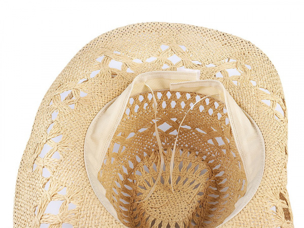 Kovbojský klobouk / slamák k dozdobení