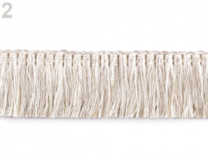 Třásně husté oděvní šíře 33 mm