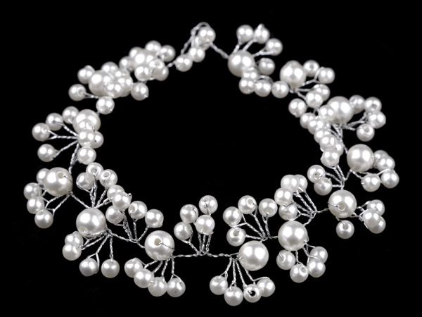 Perlová ozdoba do vlasů