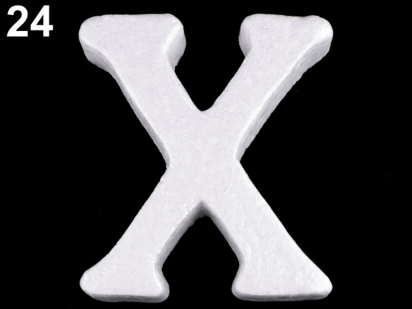 3D písmena abecedy polystyren