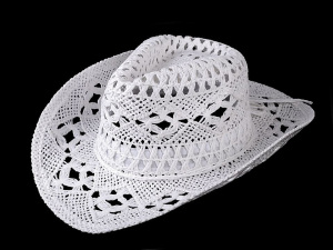 Kovbojský klobouk / slamák k dozdobení