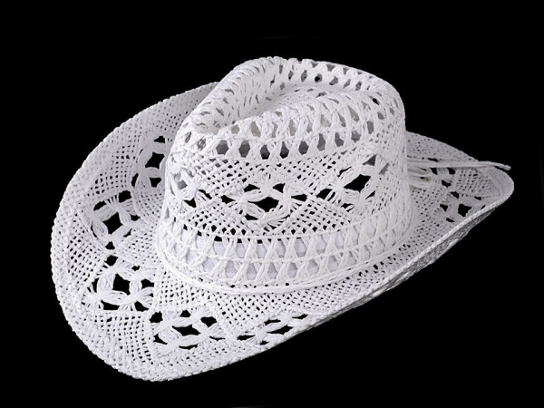 Kovbojský klobouk / slamák k dozdobení