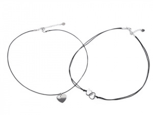 Náhrdelník s přívěskem z nerezové oceli srdce