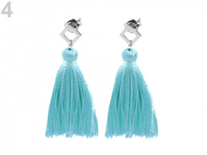 Náušnice z nerezové oceli se střapci