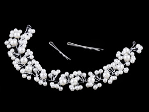 Perlová ozdoba do vlasů