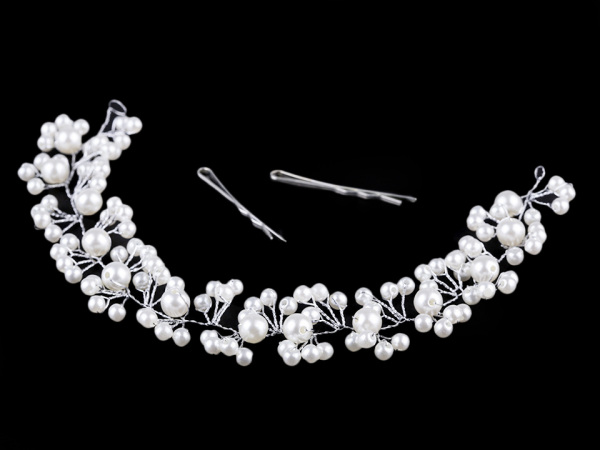 Perlová ozdoba do vlasů