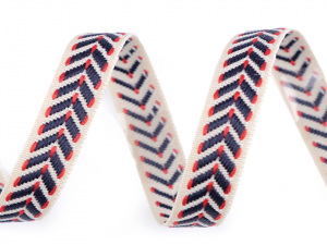 Lampas / prýmek indiánský motiv šíře 10 mm