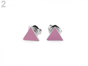 Náušnice z nerezové oceli trojúhelník