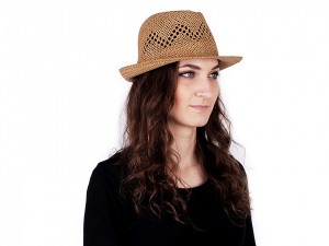 Letní klobouk k dozdobení, unisex